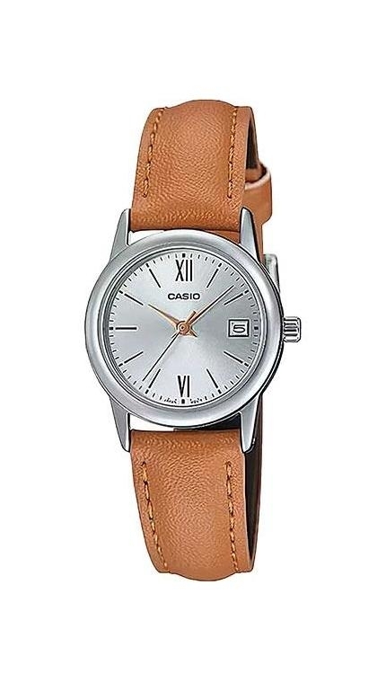Женские часы Casio Casio Collection LTP-V002L-7B3, механизм кварцевый, циферблат , браслет кожа — Изображение 1