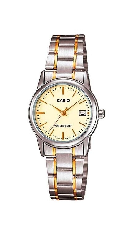 Женские часы Casio Casio Collection LTP-V002SG-9A, механизм кварцевый, циферблат , браслет браслет сталь + pvd — Изображение 1