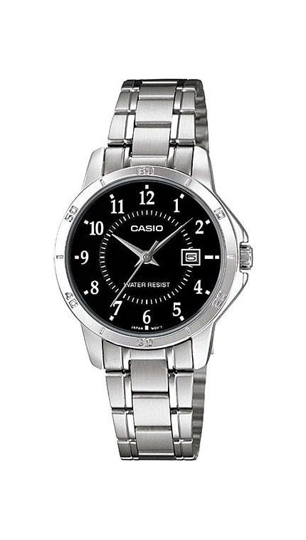 Женские часы Casio Casio Collection LTP-V004D-1B, механизм кварцевый, циферблат , браслет сталь — Изображение 1