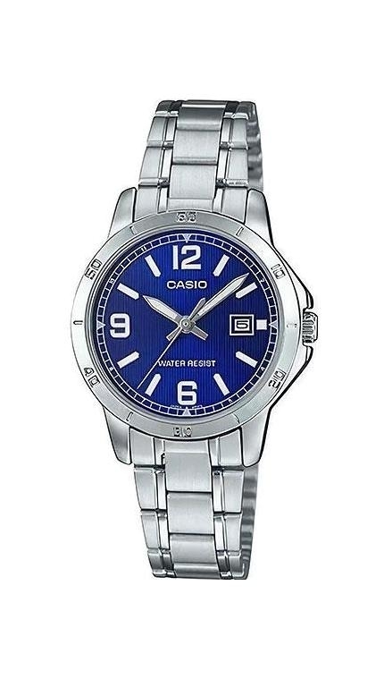 Женские часы Casio Casio Collection LTP-V004D-2B, механизм кварцевый, циферблат , браслет сталь — Изображение 1