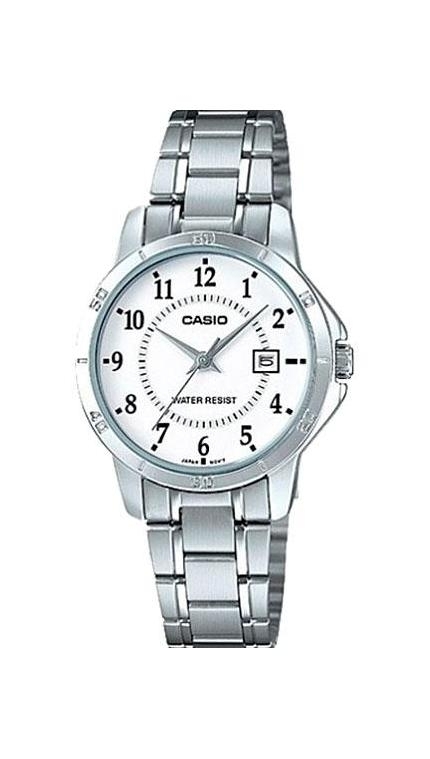 Женские часы Casio Casio Collection LTP-V004D-7B, механизм кварцевый, циферблат , браслет сталь — Изображение 1