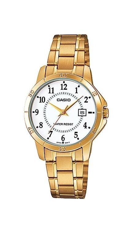 Женские часы Casio Casio Collection LTP-V004G-7B, механизм кварцевый, циферблат , браслет браслет сталь + pvd — Изображение 1