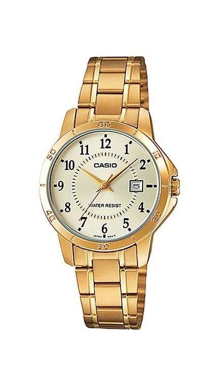 Женские часы Casio Casio Collection LTP-V004G-9B, механизм кварцевый, циферблат , браслет браслет сталь + pvd — Изображение 1