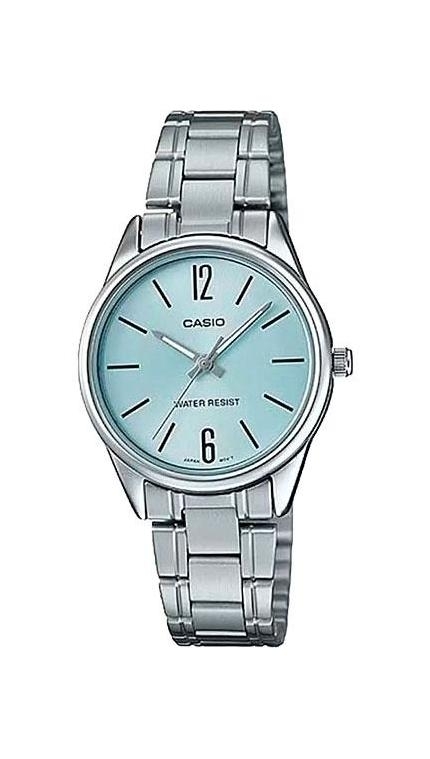 Женские часы Casio Casio Collection LTP-V005D-2B, механизм кварцевый, циферблат , браслет сталь — Изображение 1