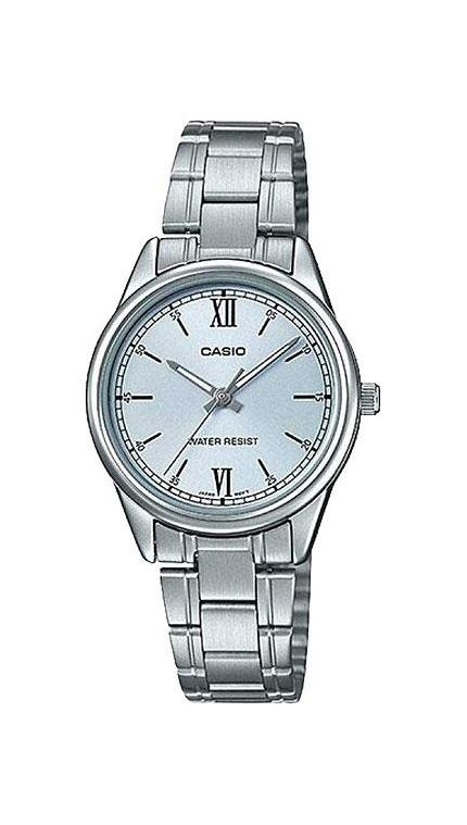 Женские часы Casio Casio Collection LTP-V005D-2B3, механизм кварцевый, циферблат , браслет стальной браслет — Изображение 1