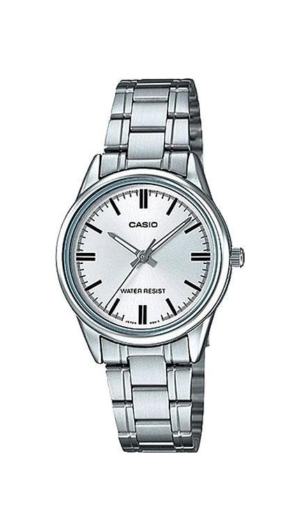 Женские часы Casio Casio Collection LTP-V005D-7A, механизм кварцевый, циферблат , браслет стальной браслет — Изображение 1