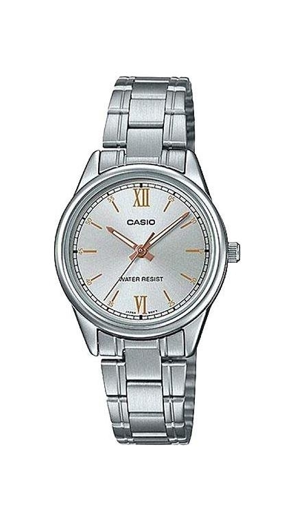 Женские часы Casio Casio Collection LTP-V005D-7B2, механизм кварцевый, циферблат , браслет стальной браслет — Изображение 1