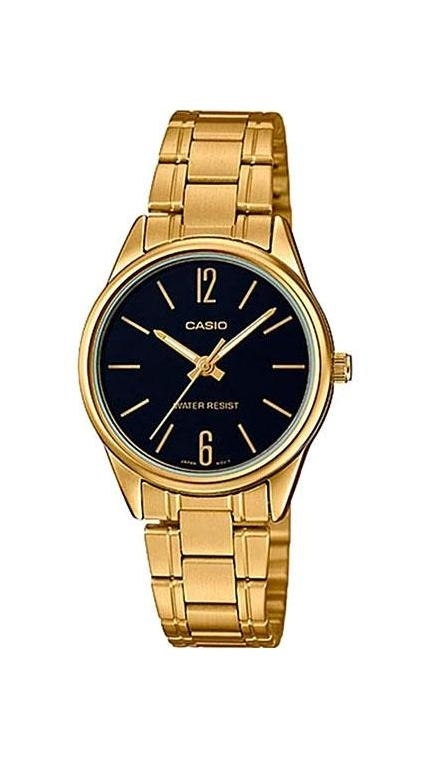 Женские часы Casio Casio Collection LTP-V005G-1B, механизм кварцевый, циферблат , браслет сталь + pvd — Изображение 1