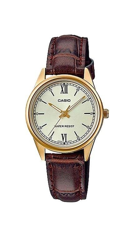 Женские часы Casio Casio Collection LTP-V005GL-9B, механизм кварцевый, циферблат , браслет кожа — Изображение 1
