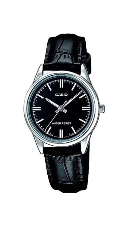 Женские часы Casio Casio Collection LTP-V005L-1A, механизм кварцевый, циферблат , браслет кожа — Изображение 1