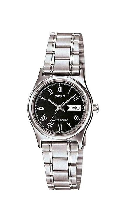 Женские часы Casio Casio Collection LTP-V006D-1B, механизм кварцевый, циферблат , браслет стальной браслет — Изображение 1