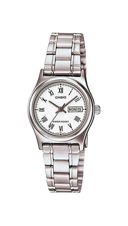 Женские часы Casio Casio Collection LTP-V006D-7B, механизм кварцевый, циферблат , браслет стальной браслет — Изображение 1