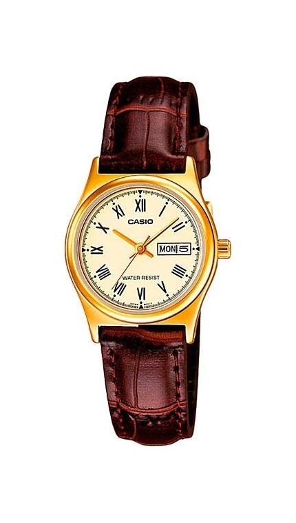 Женские часы Casio Casio Collection LTP-V006GL-9B, механизм кварцевый, циферблат , браслет кожа — Изображение 1