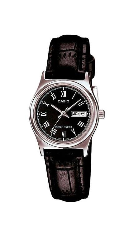 Женские часы Casio Casio Collection LTP-V006L-1B, механизм кварцевый, циферблат , браслет кожа — Изображение 1