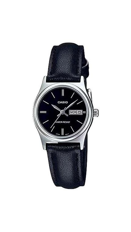Женские часы Casio Casio Collection LTP-V006L-1B2, механизм кварцевый, циферблат , браслет кожа — Изображение 1
