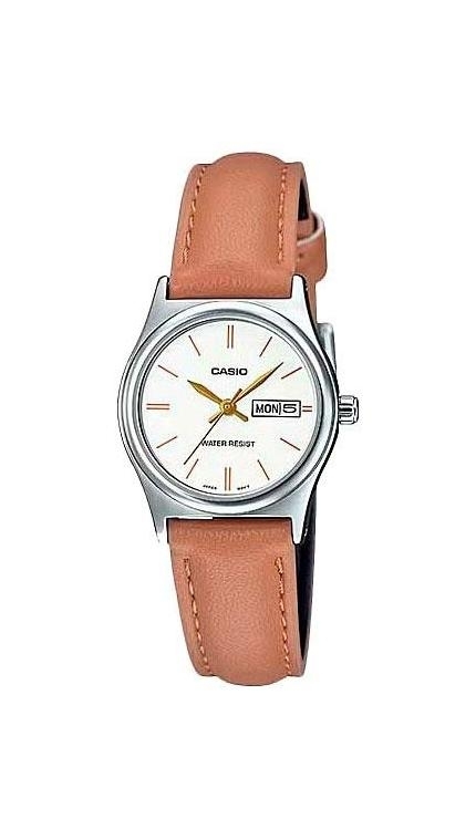 Женские часы Casio Casio Collection LTP-V006L-7B2, механизм кварцевый, циферблат , браслет кожа — Изображение 1