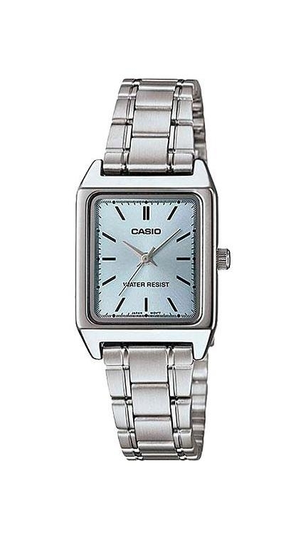 Женские часы Casio Casio Collection LTP-V007D-2E, механизм кварцевый, циферблат , браслет стальной браслет — Изображение 1