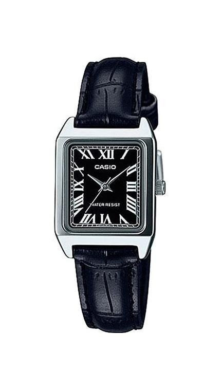Женские часы Casio Casio Collection LTP-V007L-1B, механизм кварцевый, циферблат , браслет кожа — Изображение 1
