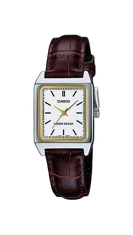 Женские часы Casio Casio Collection LTP-V007L-7E2, механизм кварцевый, циферблат , браслет кожа — Изображение 1