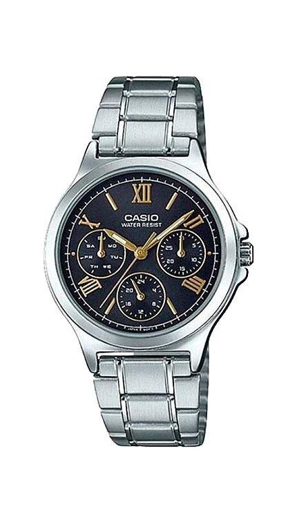 Женские часы Casio Casio Collection LTP-V300D-1A2, механизм кварцевый, циферблат , браслет стальной браслет — Изображение 1