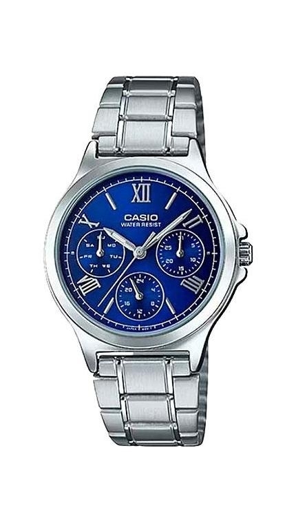 Женские часы Casio Casio Collection LTP-V300D-2A2, механизм кварцевый, циферблат , браслет стальной браслет — Изображение 1