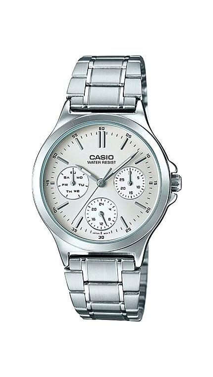Женские часы Casio Casio Collection LTP-V300D-7A, механизм кварцевый, циферблат , браслет стальной браслет — Изображение 1