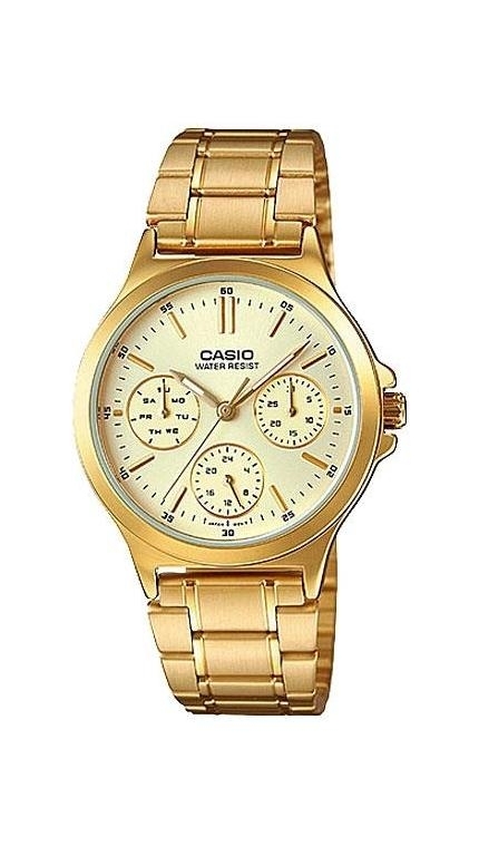 Женские часы Casio Casio Collection LTP-V300G-9A, механизм кварцевый, циферблат , браслет браслет сталь + pvd — Изображение 1