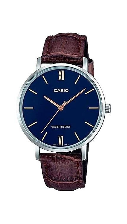 Женские часы Casio Casio Collection LTP-VT01L-2B, механизм кварцевый, циферблат , браслет кожа — Изображение 1
