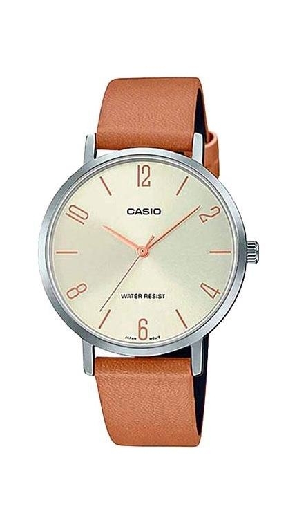 Женские часы Casio Casio Collection LTP-VT01L-5B, механизм кварцевый, циферблат , браслет кожа — Изображение 1