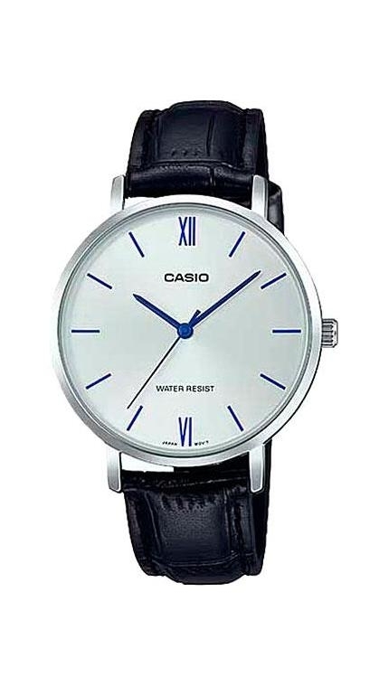 Женские часы Casio Casio Collection LTP-VT01L-7B1, механизм кварцевый, циферблат , браслет кожа — Изображение 1