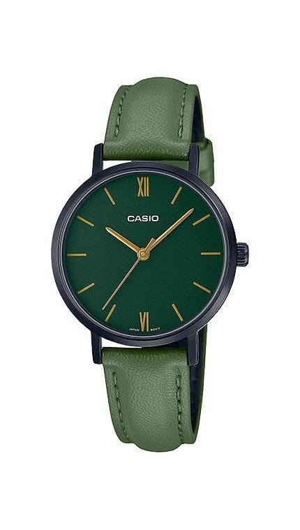 Женские часы Casio Casio Collection LTP-VT02BL-3A, механизм кварцевый, циферблат , браслет кожа — Изображение 1