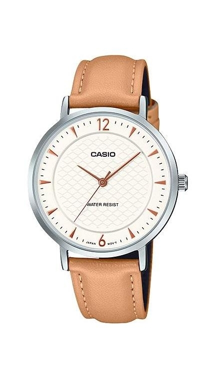 Женские часы Casio Casio Collection LTP-VT04L-7A1, механизм кварцевый, циферблат , браслет кожа — Изображение 1