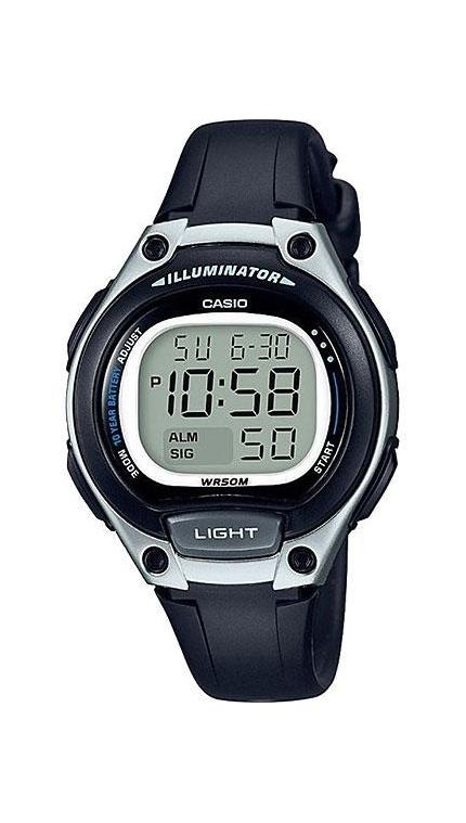 Женские часы Casio Casio Collection LW-203-1A, механизм электронные, циферблат , браслет сталь + полимер — Изображение 1