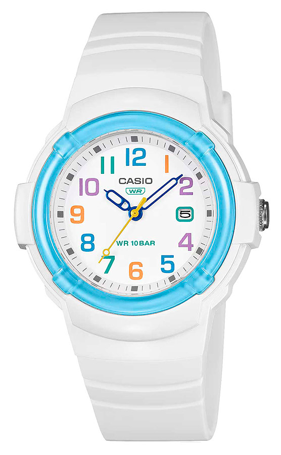 Женские часы Casio Casio Collection LX-800H-7A2, механизм кварцевый, циферблат белый, браслет пластик — Изображение 1