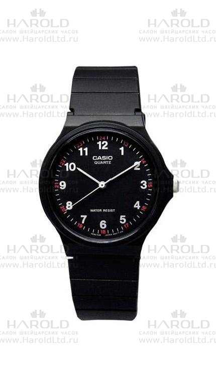 Унисекс часы Casio Standart Analogue MQ-24-1B, механизм кварцевый, циферблат , браслет пластик — Изображение 1