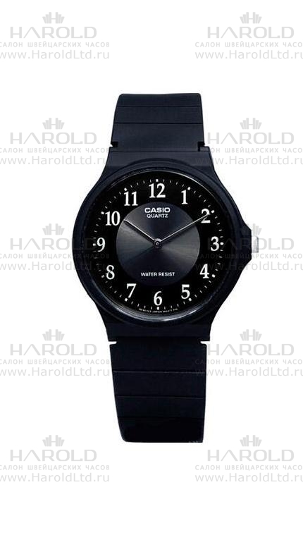 Унисекс часы Casio Standart Analogue MQ-24-1B3, механизм кварцевый, циферблат , браслет пластик — Изображение 1
