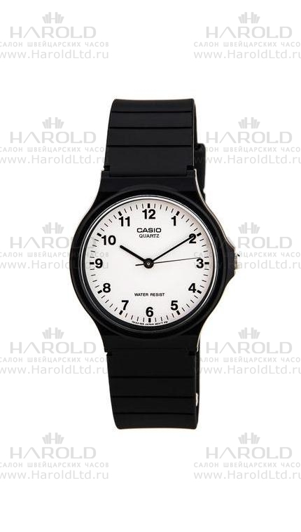 Унисекс часы Casio Standart Analogue MQ-24-7B2, механизм кварцевый, циферблат , браслет пластиковый ремешок — Изображение 1