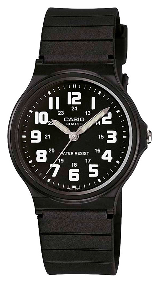 Мужские часы Casio Casio Collection MQ-71-1B, механизм кварцевый, циферблат черный, браслет пластик — Изображение 1
