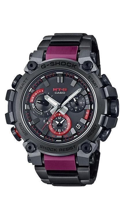 Мужские часы Casio G-Shock MTG-B3000BD-1A, механизм кварцевый хронограф, циферблат , браслет браслет сталь + pvd — Изображение 1
