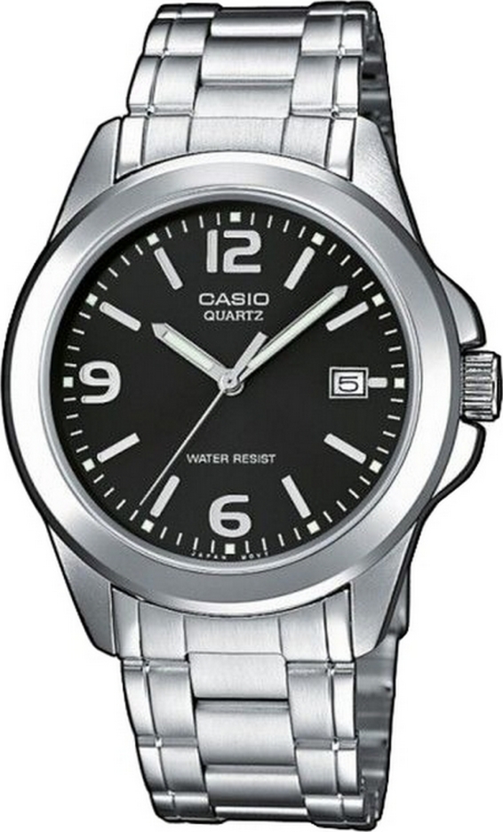 Мужские часы Casio Standart Analogue MTP-1215A-1A, механизм кварцевый, циферблат , браслет сталь — Изображение 1