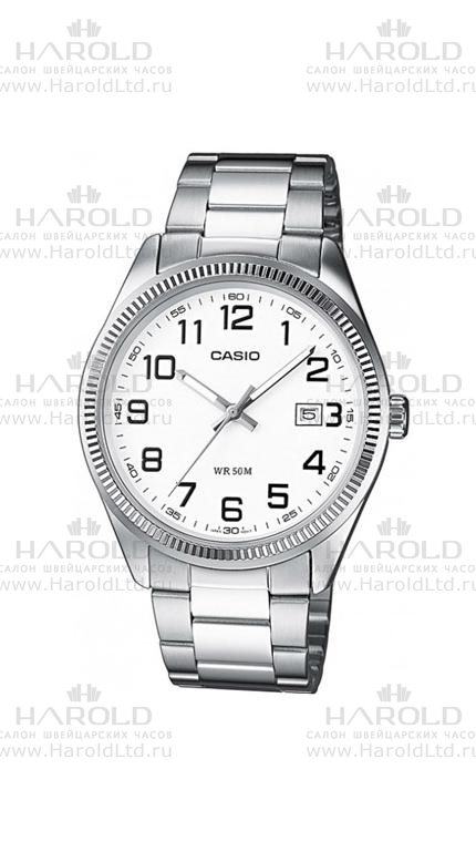 Мужские часы Casio Standart Analogue MTP-1302D-7B, механизм кварцевый, циферблат , браслет сталь — Изображение 1