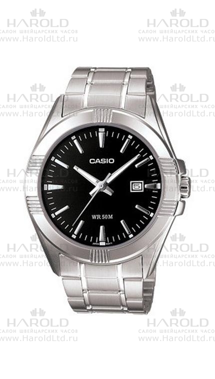 Мужские часы Casio Standart Analogue MTP-1308D-1A, механизм кварцевый, циферблат , браслет сталь — Изображение 1