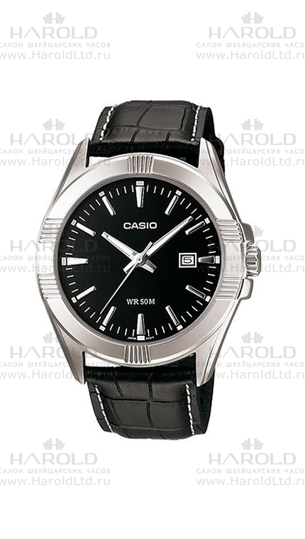 Мужские кварцевый часы Casio Standart Analogue MTP-1308L-1A  кожа — Изображение 1