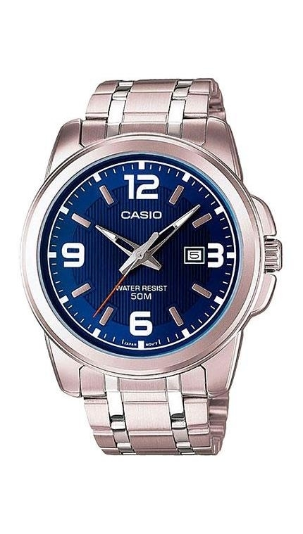 Мужские часы Casio Casio Collection MTP-1314D-2A, механизм кварцевый, циферблат , браслет сталь — Изображение 1