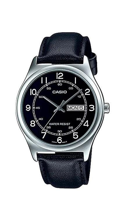 Мужские часы Casio Casio Collection MTP-V006L-1B2, механизм кварцевый, циферблат , браслет кожа — Изображение 1