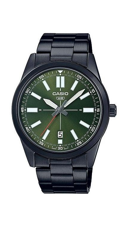 Мужские часы Casio Casio Collection MTP-VD02B-3E, механизм кварцевый, циферблат , браслет сталь + pvd — Изображение 1