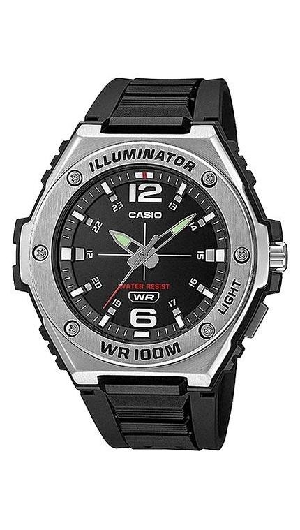 Мужские часы Casio Casio Collection MWA-100H-1A, механизм кварцевый, циферблат , браслет пластик — Изображение 1