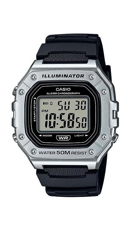 Мужские часы Casio Casio Collection W-218HM-7A, механизм электронные, циферблат , браслет пластиковый ремешок — Изображение 1