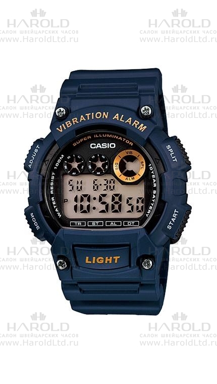 Мужские часы Casio Standart Digital W-735H-2A, механизм электронные, циферблат , браслет пластик — Изображение 1