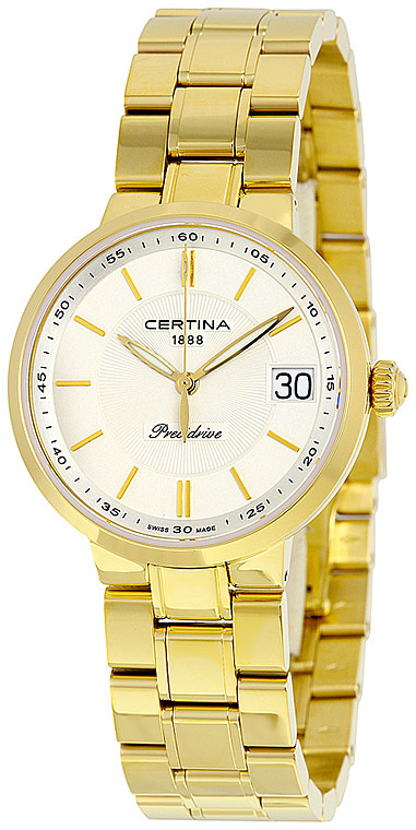 Женские кварцевый часы Certina DS Stella C031.210.33.031.00 серебристый нержавеющая сталь + pvd — Изображение 2